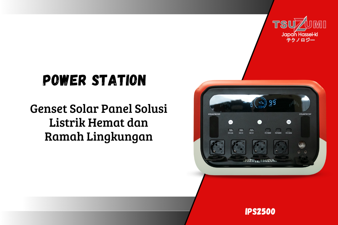 genset solar panel ips2500