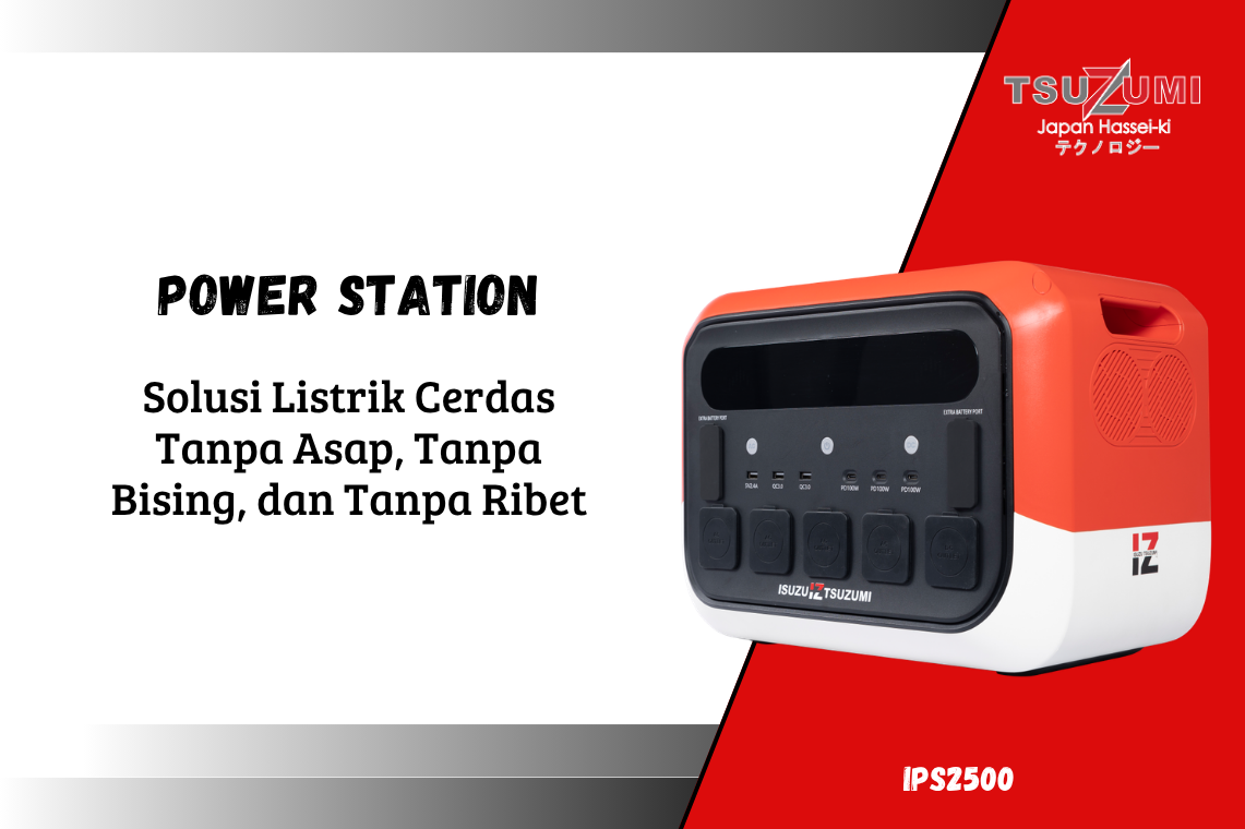 Generator Power Station Isuzu Tsuzumi IPS2500