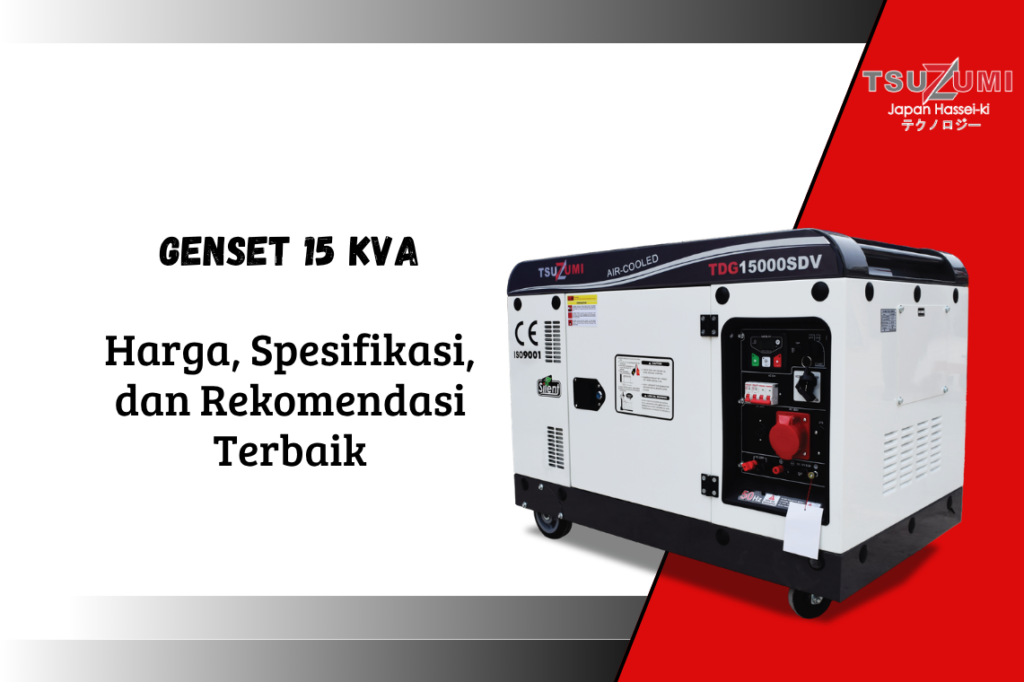 genset 15 kva harga spesifikasi dan rekomendasi