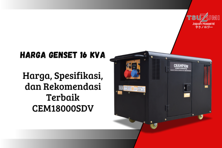 harga genset 16 kva cem18000sdv