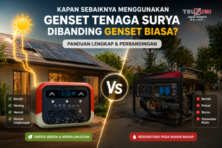 kapan menggunakan genset tenaga surya yang tepat